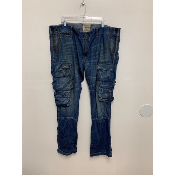 PRPS Goods Utility Pocket Denim Jeans Blue Mens Size 42